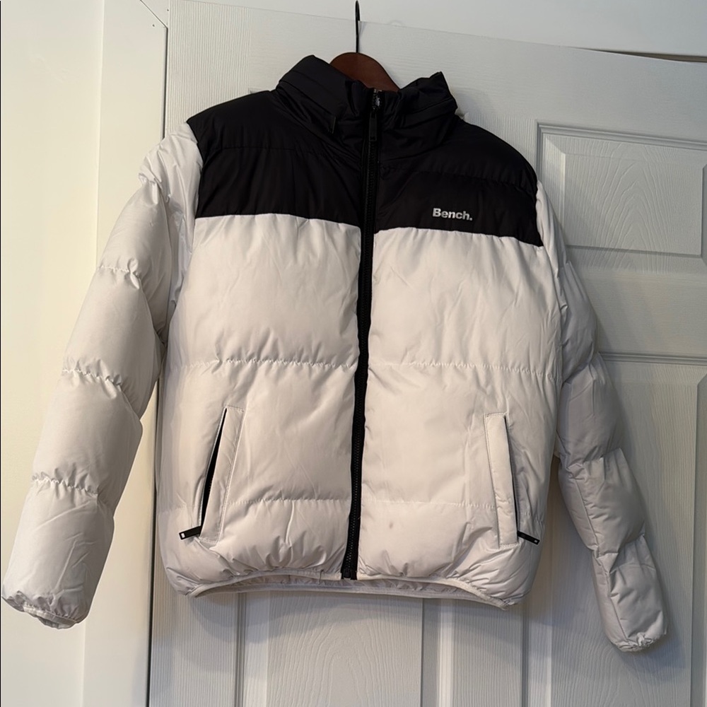 Bench Black and White Puffer Jacket